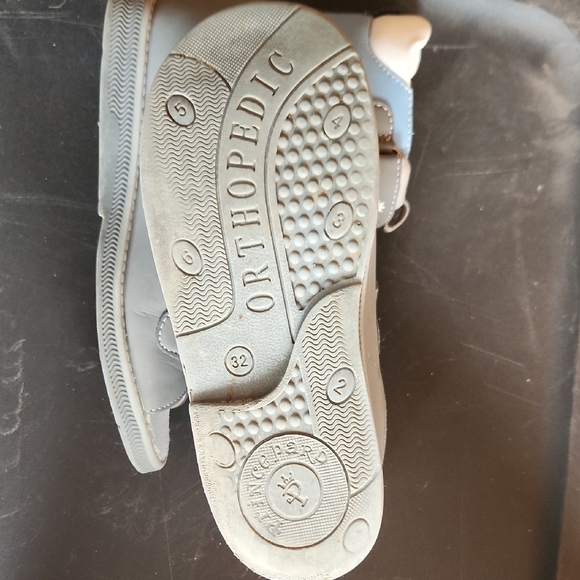 Kids Gray and Blue Sandals - Picture 5 of 6